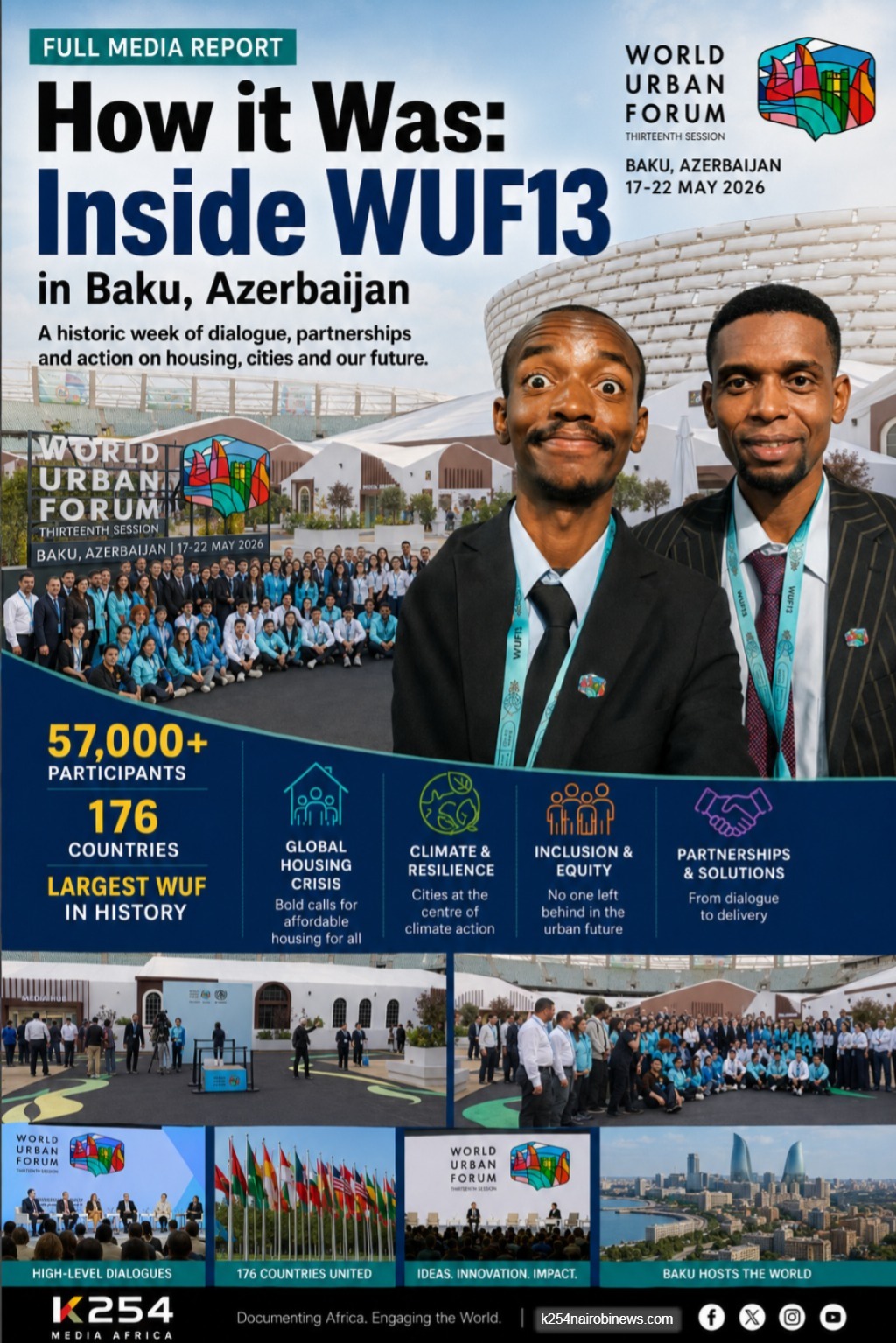 HOW IT WAS: INSIDE WUF13 IN BAKU, AZERBAIJAN Full Media Report by K254 Media Africa